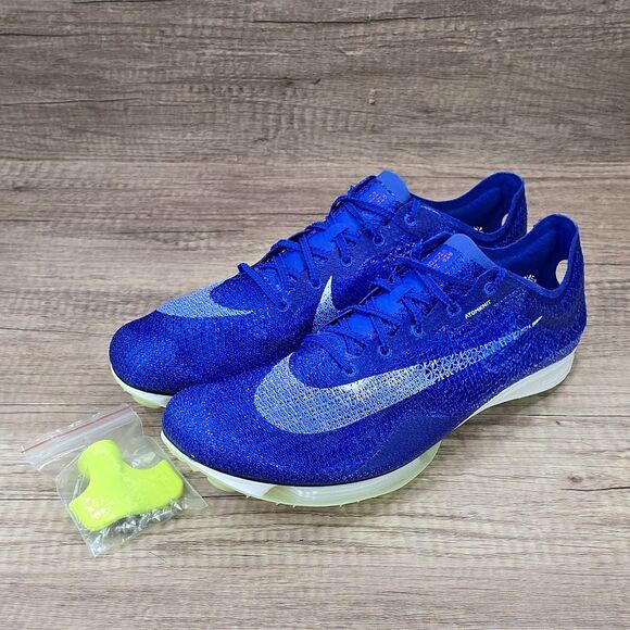 Nike Air Zoom Victory Racer Men's Sz 12.5 Blue Track & Field Shoes (CD4385-400) - Picture 9 of 9